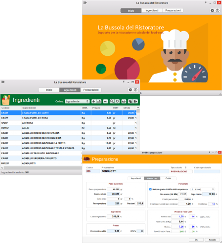 La Bussola del Ristoratore - Supporto per la ristorazione e calcolo del food cost.